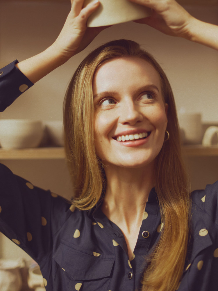 Koszulowa sukienka midi  Koszulowa sukienka midi