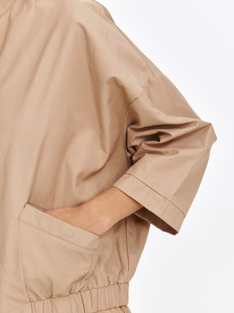 Luźna kurtka z rękawem 3/4