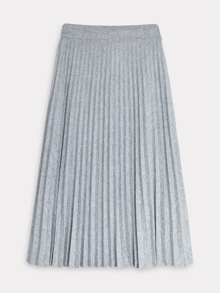 Plisowana szara spódnica midi Plisowana szara spódnica midi