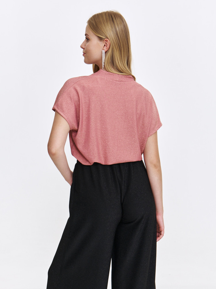 Połyskujący top damski 