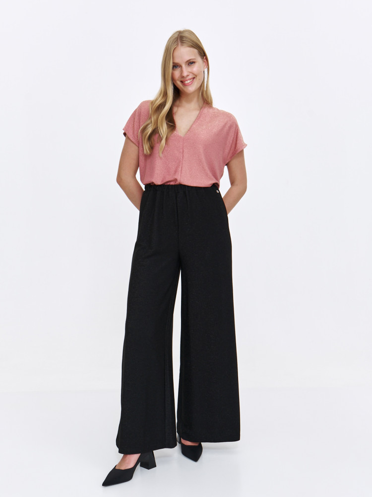 Połyskujący top damski 