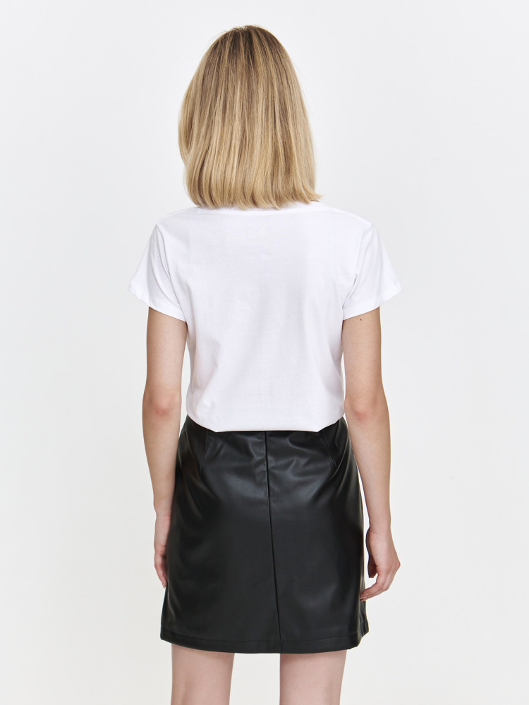 Podkoszulek bawełniany z nadrukiem 