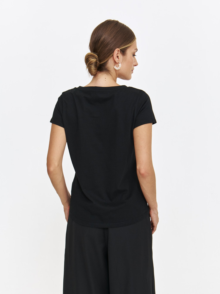 T-shirt bawełniany z motywem 