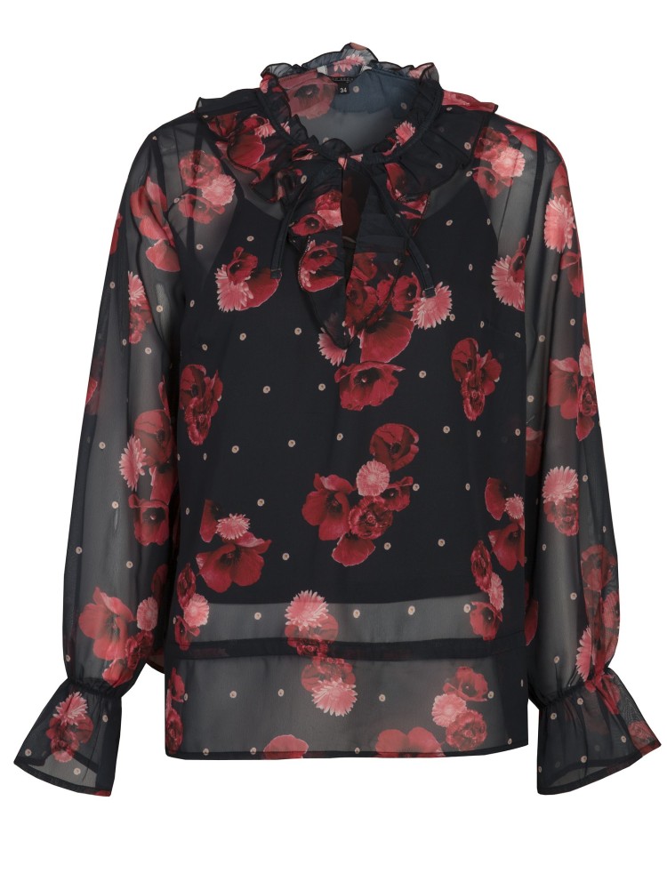 Elegancka bluzka szyfonowa