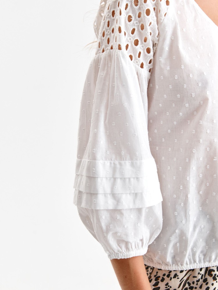 Bluzka damska z rękawami o długości 3/4