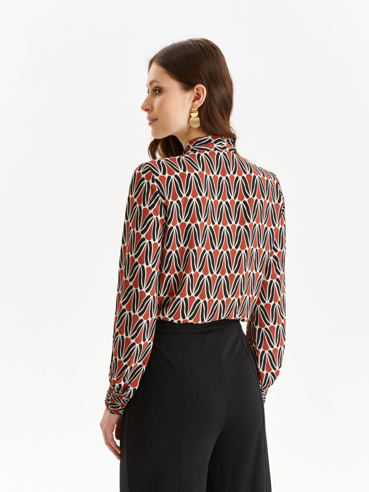 Bluzka damska z wiązaniem  Bluzka damska z wiązaniem