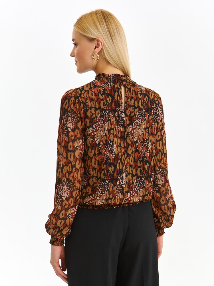 Elegancka bluzka w zwierzęcy nadruk Elegancka bluzka w zwierzęcy nadruk