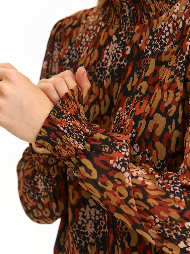 Elegancka bluzka w zwierzęcy nadruk Elegancka bluzka w zwierzęcy nadruk