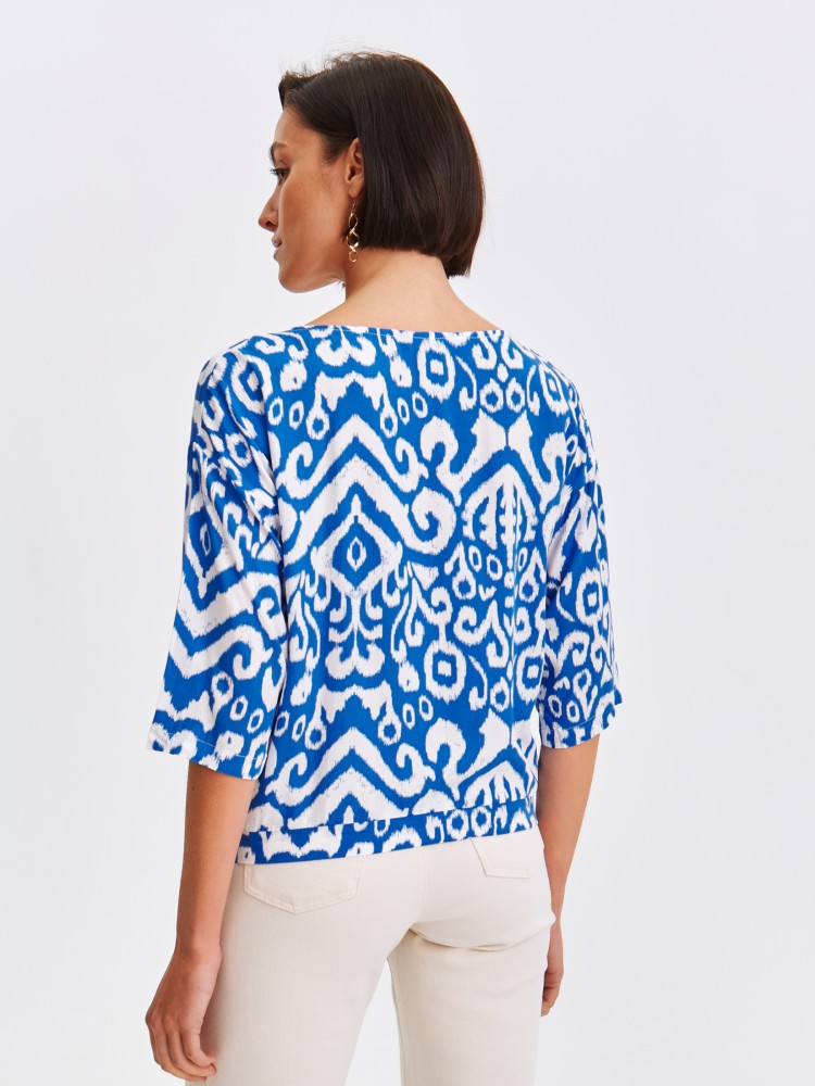 Bluzka kimono ze ściągnieciem  Bluzka kimono ze ściągnieciem