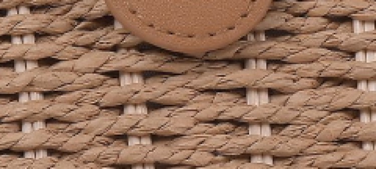 Pleciona torebka damska z odpinanym paskiem