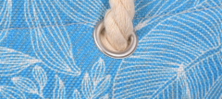 Torebka damska z nadrukiem w liście