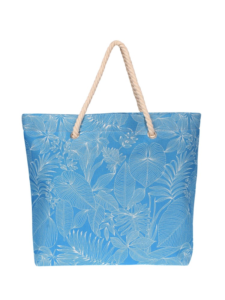 Torebka damska z nadrukiem w liście