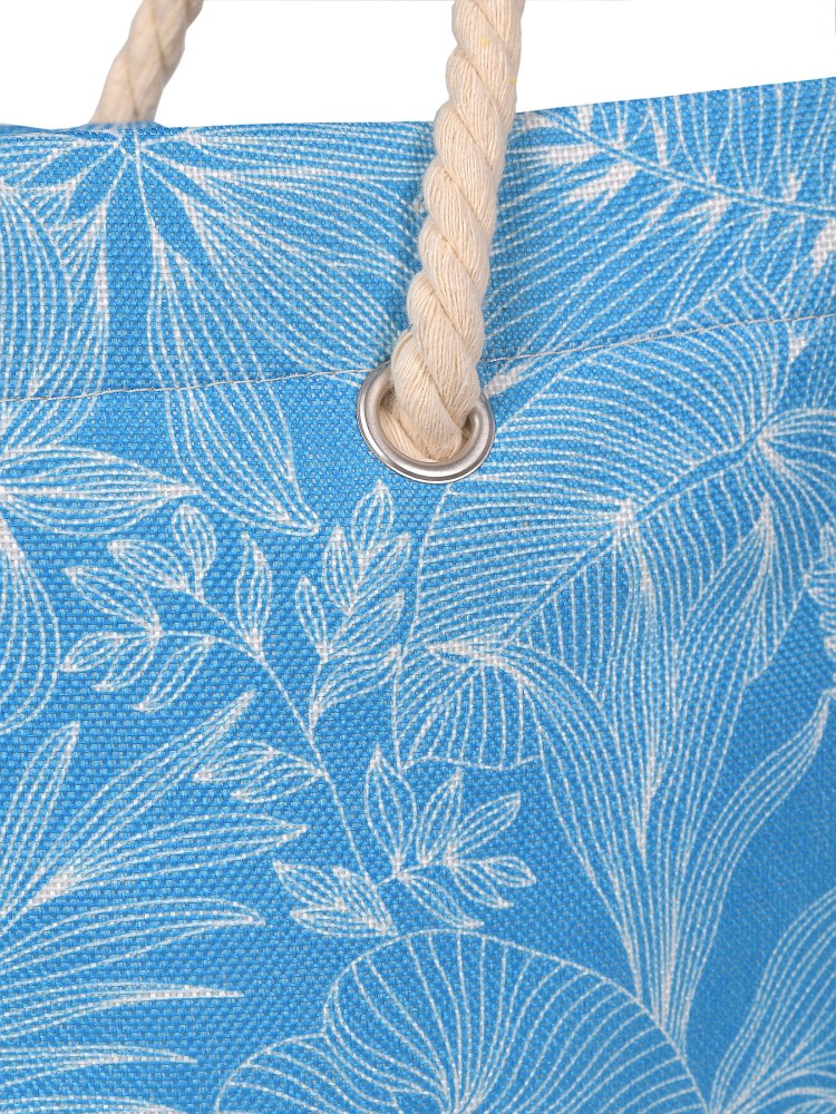 Torebka damska z nadrukiem w liście