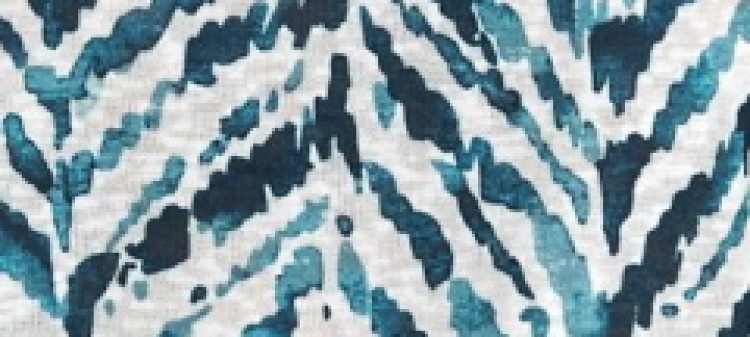 Luźna bluzka z krótkim rękawem we wzory