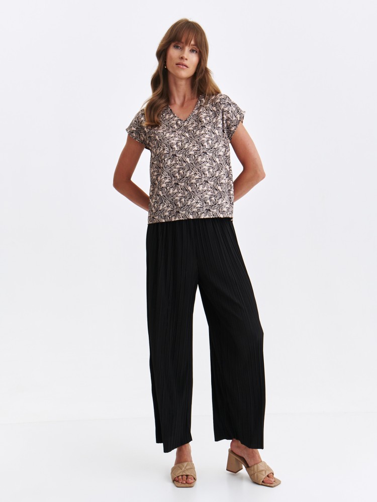 Bluzka damska z dekoltem w serek