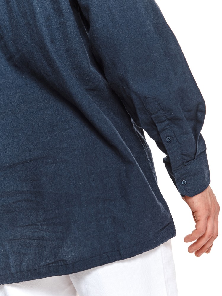 Bluza lniana z kapturem