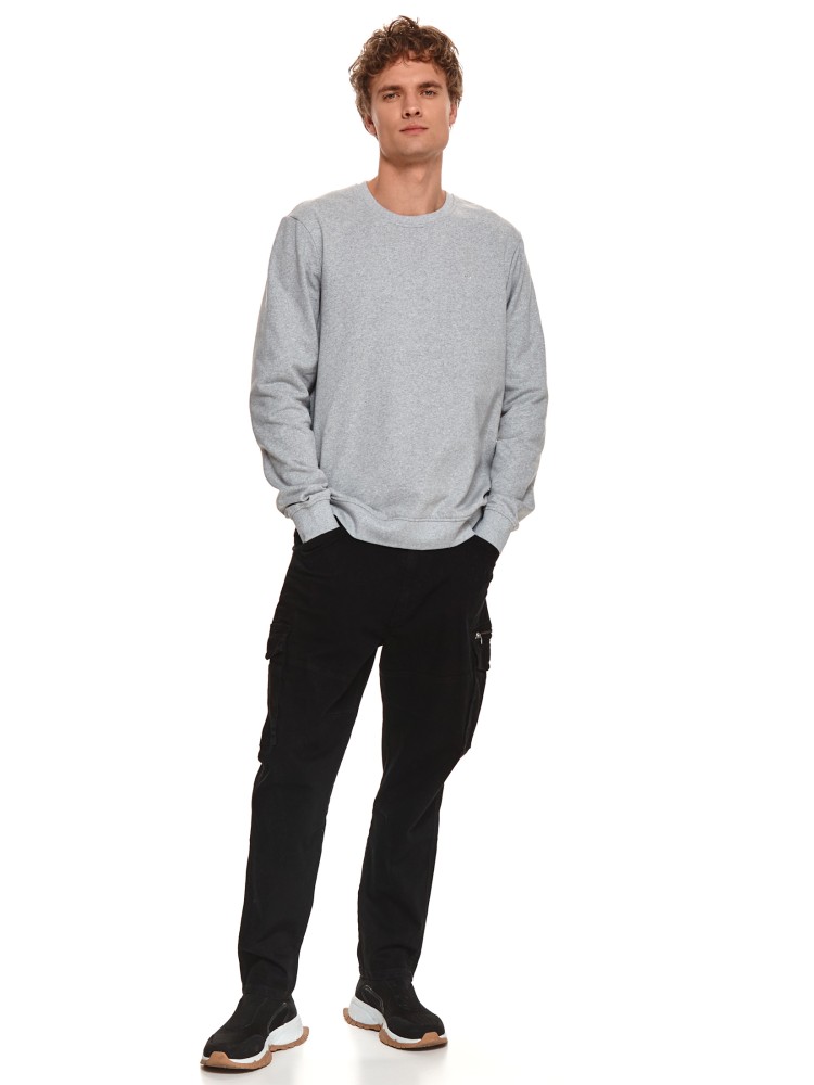 Klasyczna bluza z dzianiny recyklingowanej