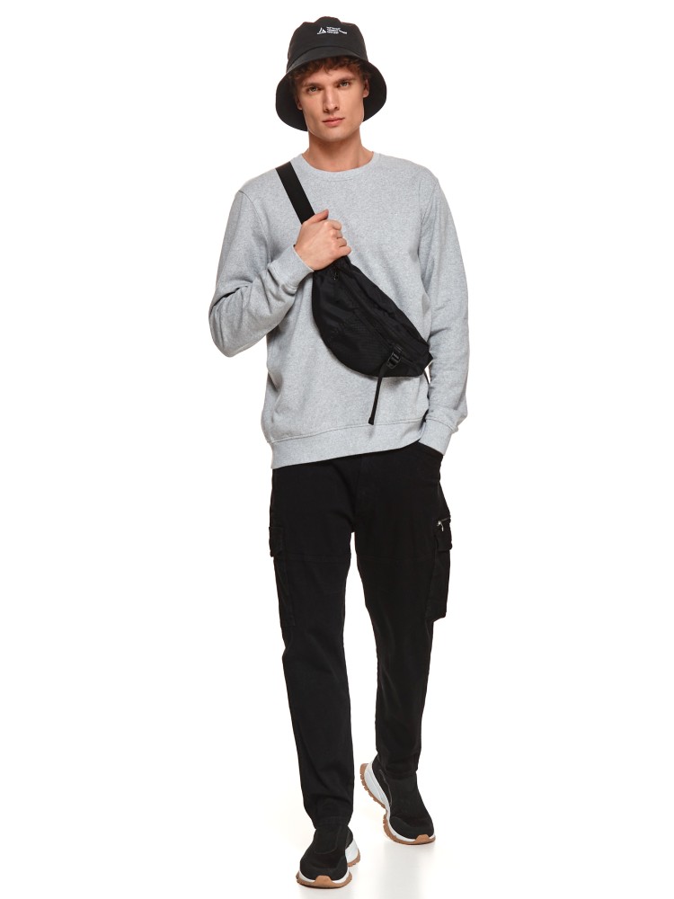 Klasyczna bluza z dzianiny recyklingowanej