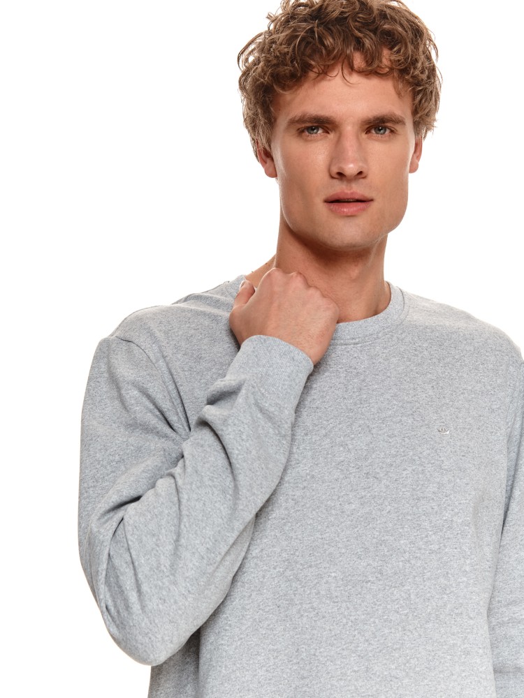 Klasyczna bluza z dzianiny recyklingowanej