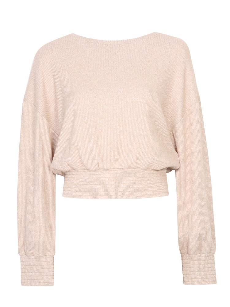 Dzianinowa bluza w prążki Dzianinowa bluza w prążki