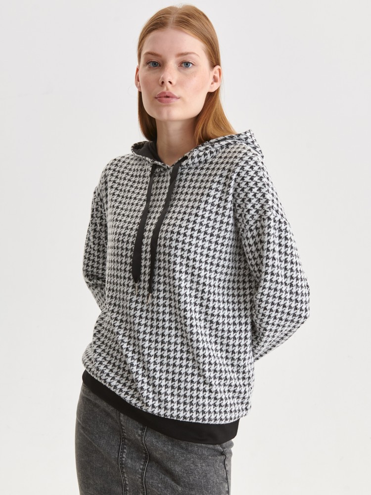 Bluza damska w pepitkę