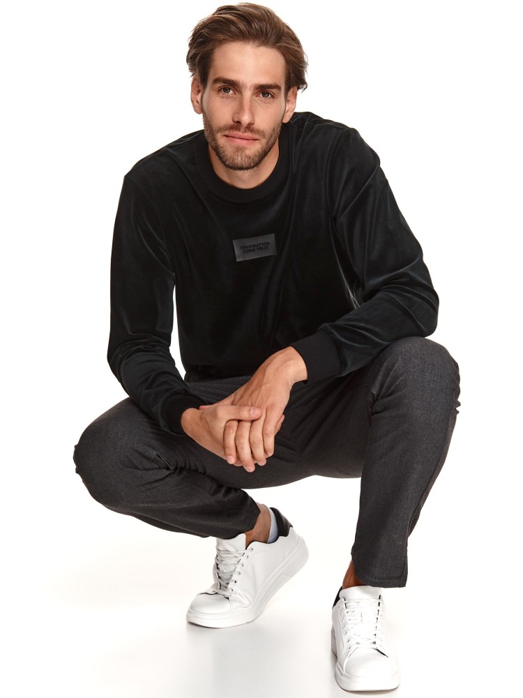 Miękka bluza z weluru