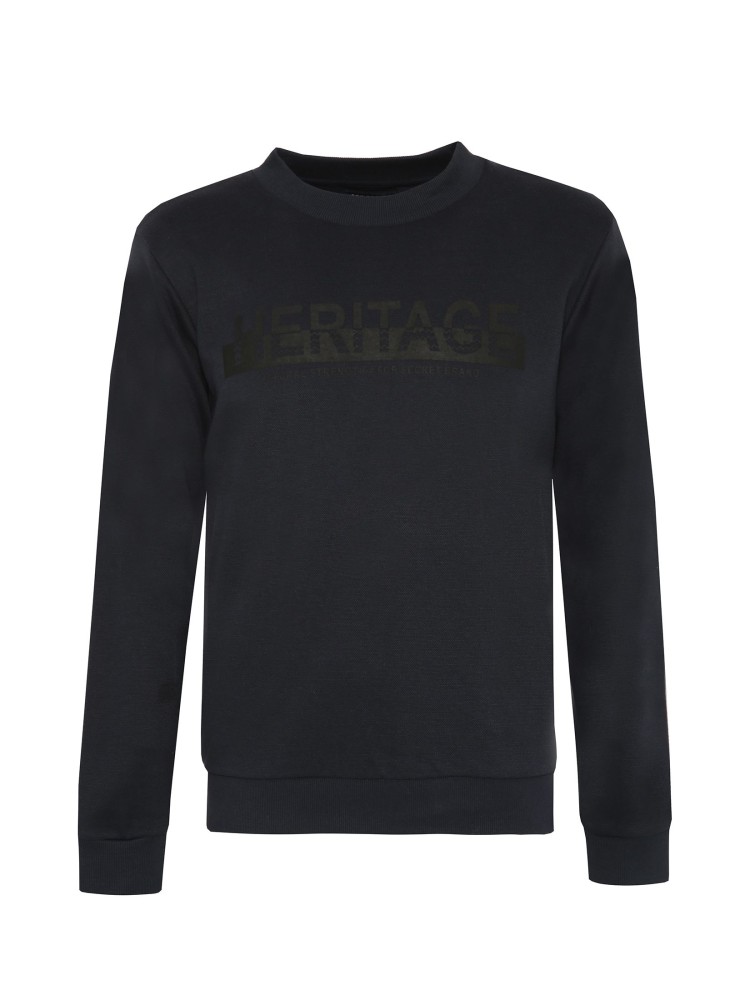 Bluza strukturalna z nadrukiem