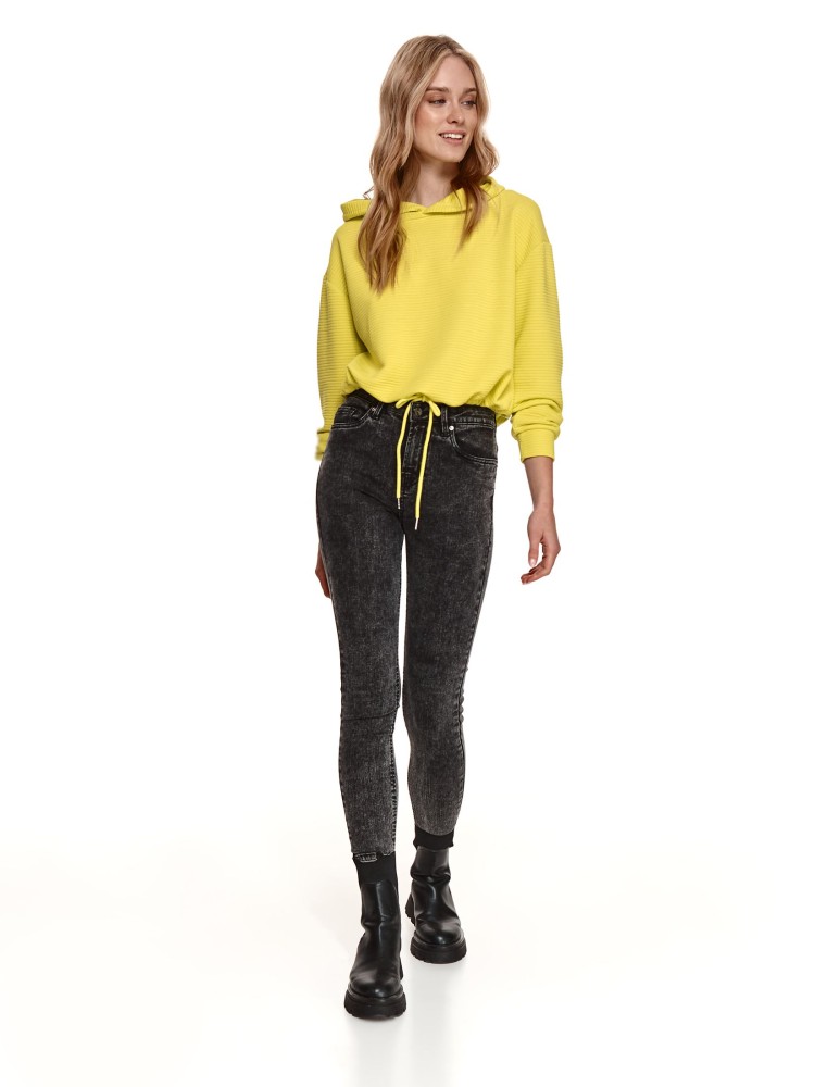 Neonowa bluza z kapturem