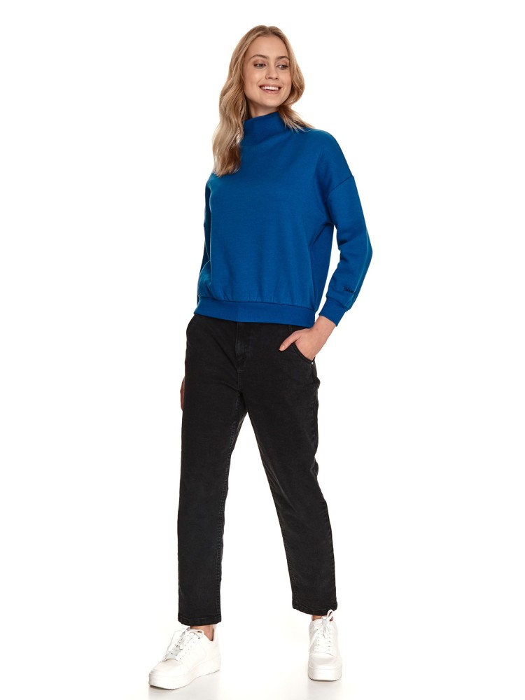 Gładka bluza ze stójką