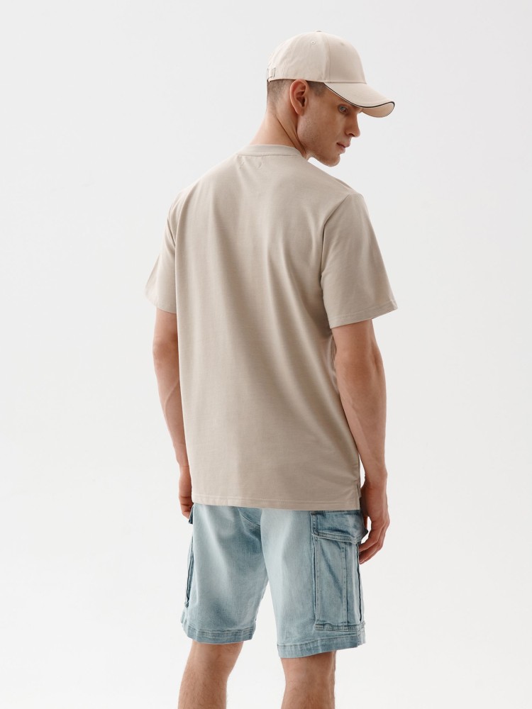 Bluzka z krótkim rękawem męska, z napisem