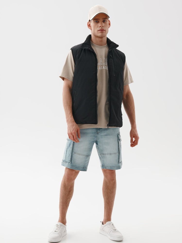 Bluzka z krótkim rękawem męska, z napisem