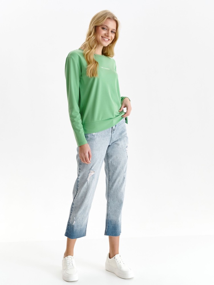 Bluza z minimalistycznym napisem