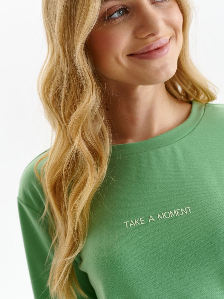 Bluza z minimalistycznym napisem