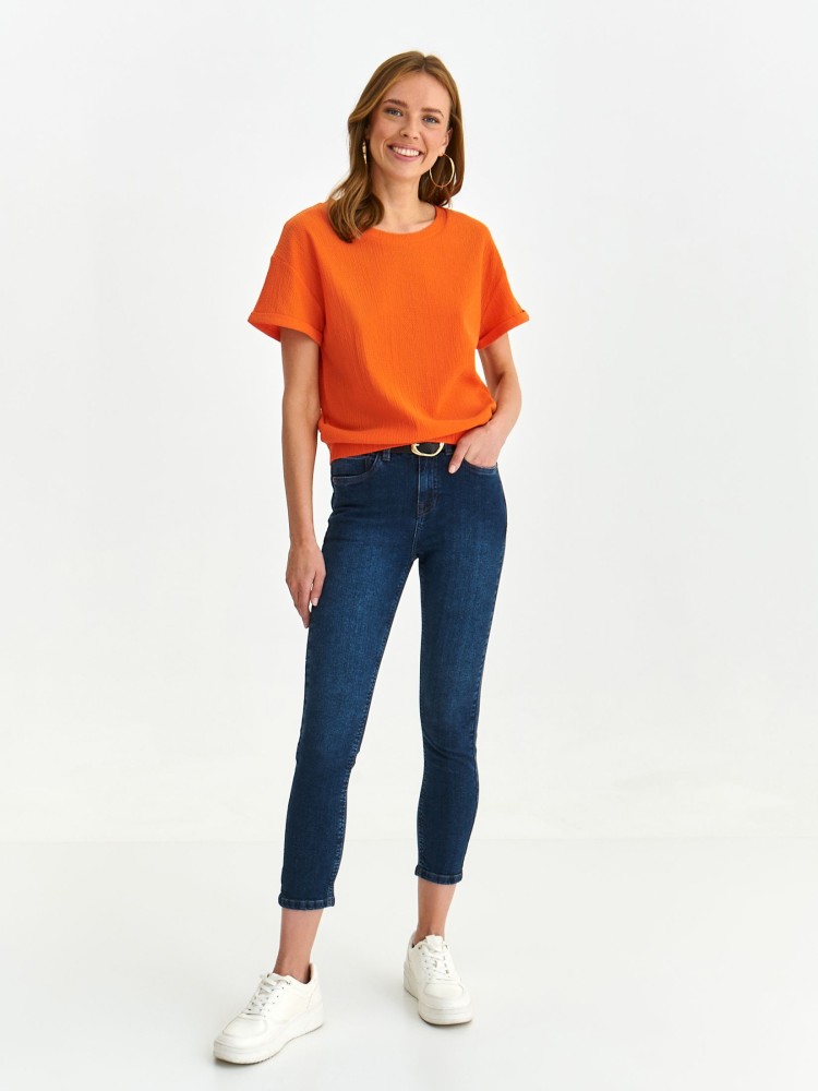 Żakardowy t-shirt  Żakardowy t-shirt