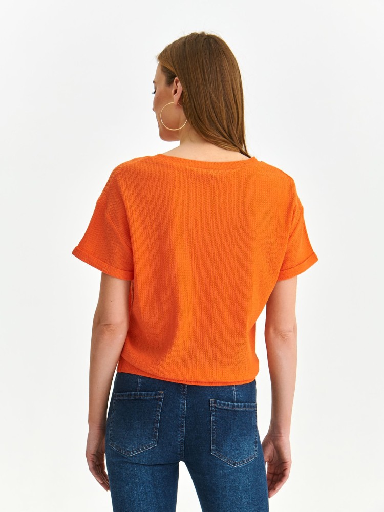 Żakardowy t-shirt  Żakardowy t-shirt