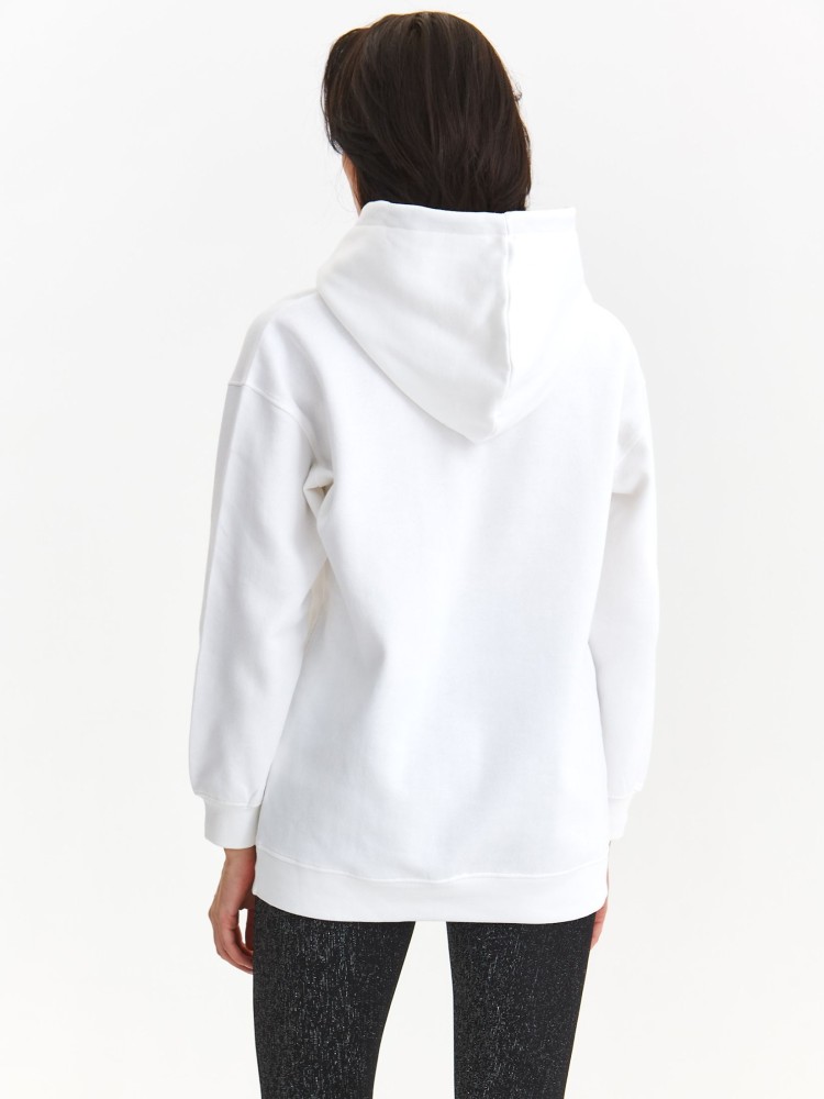 Bluza z kapturem ozdobiona kryształkami Bluza z kapturem ozdobiona kryształkami