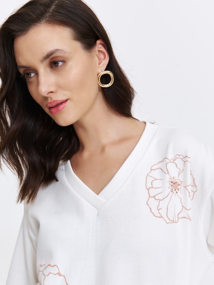 Bluza z dekoltem w serek Bluza z dekoltem w serek