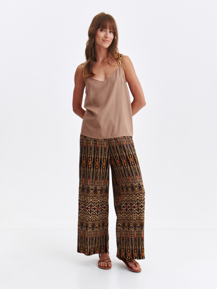 Beżowa bluzka na ramiączkach Beżowa bluzka na ramiączkach