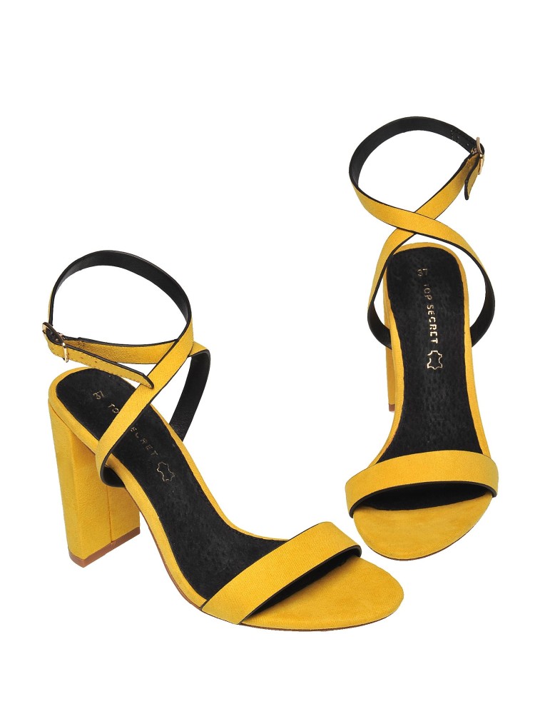 Sandały damskie na wysokim obcasie