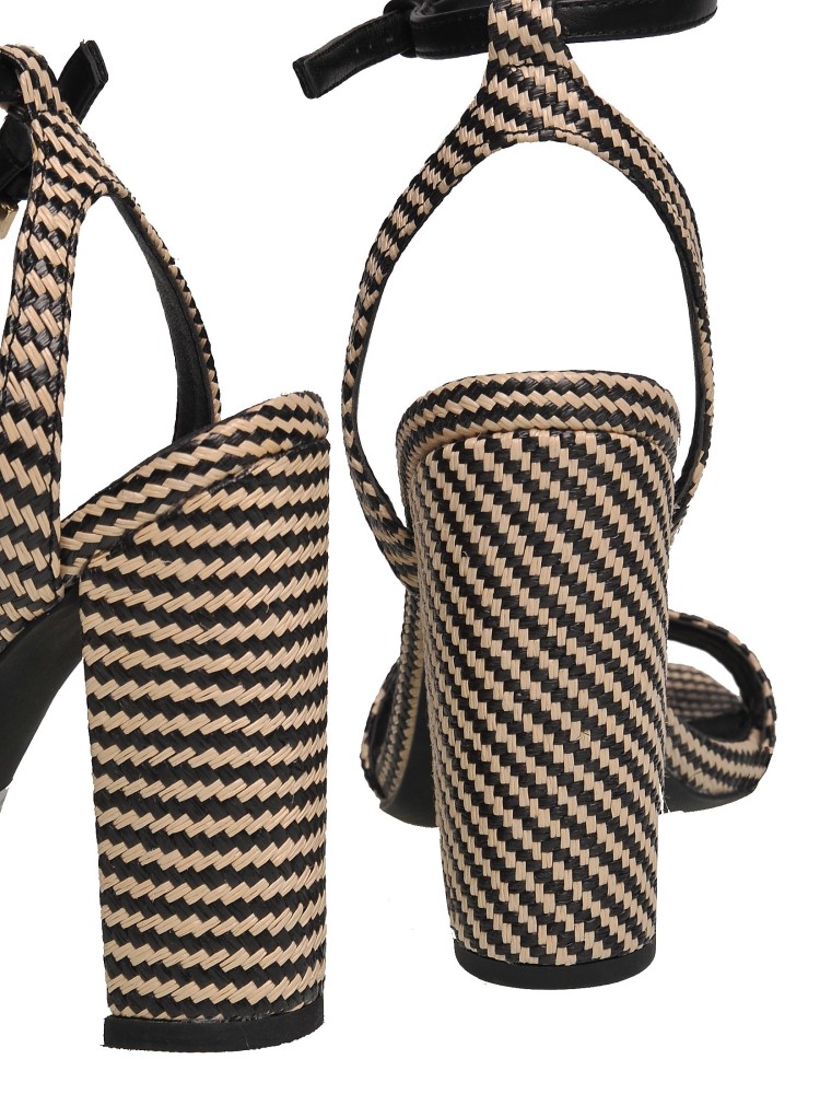 Sandały damskie na wysokim obcasie