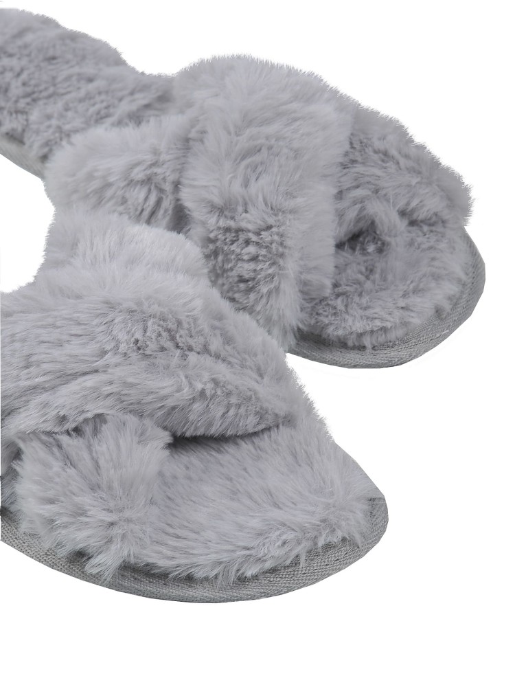 Kapcie z miękkim futerkiem