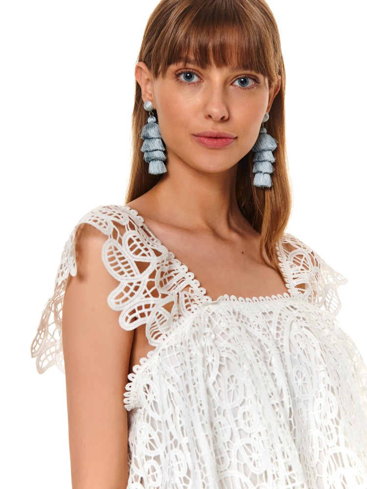 Koronkowa bluzka damska