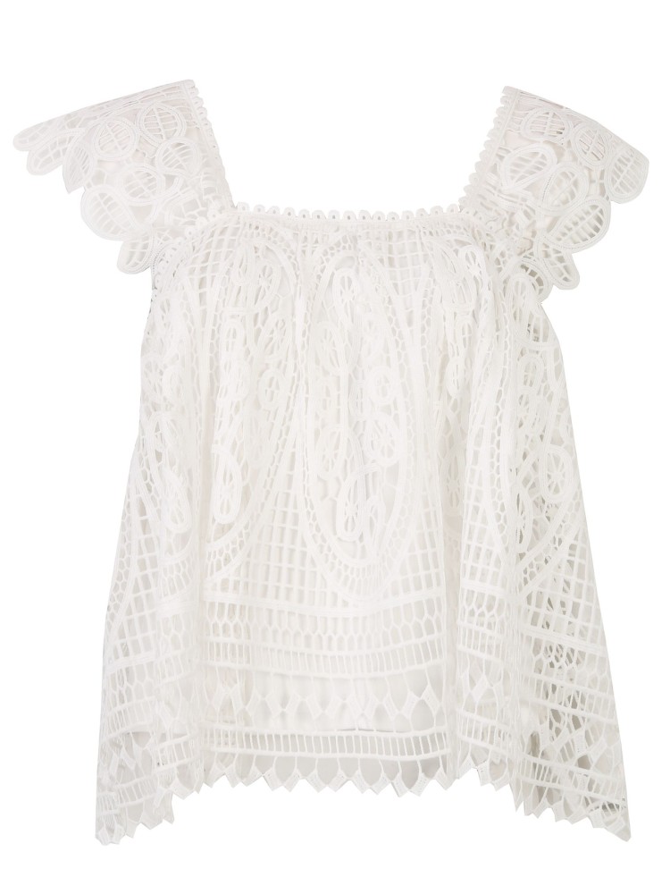 Koronkowa bluzka damska