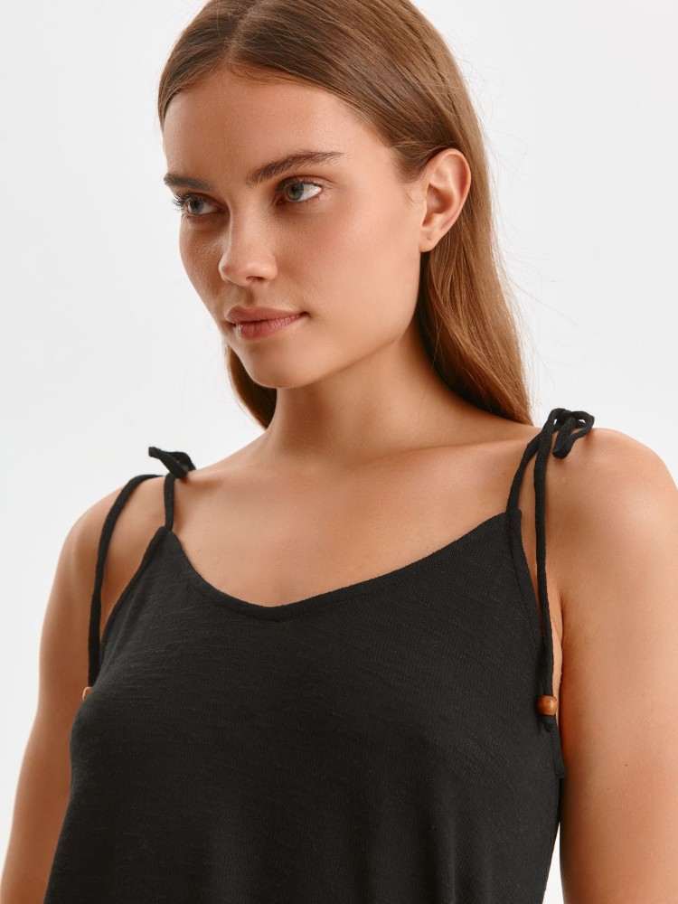 Bluzka z wiązaniem na ramiączkach Bluzka z wiązaniem na ramiączkach