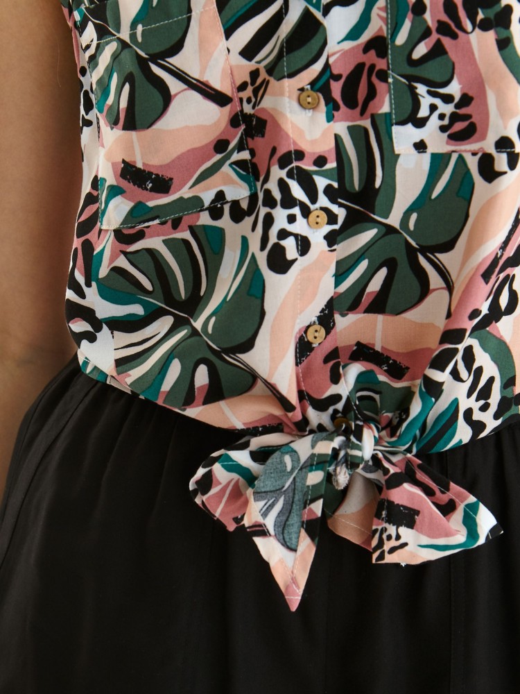 Bluzka damska bez rękawów