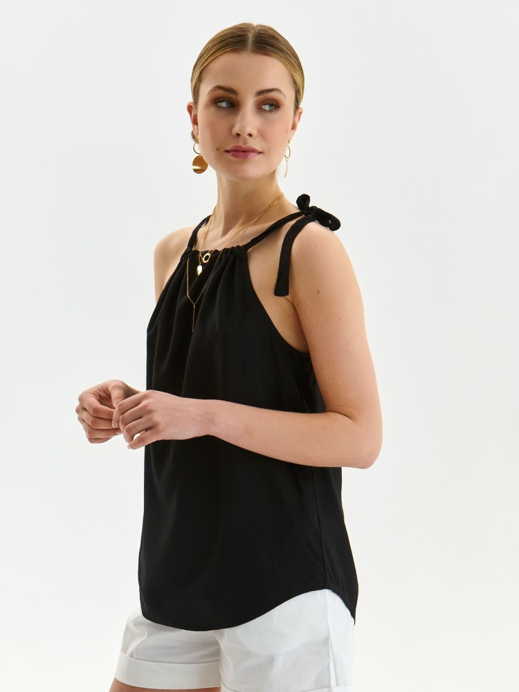 Gładka bluzka na ramiączka Gładka bluzka na ramiączka