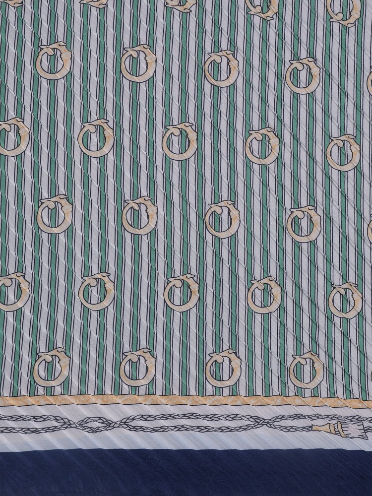 Prążkowana chusta damska