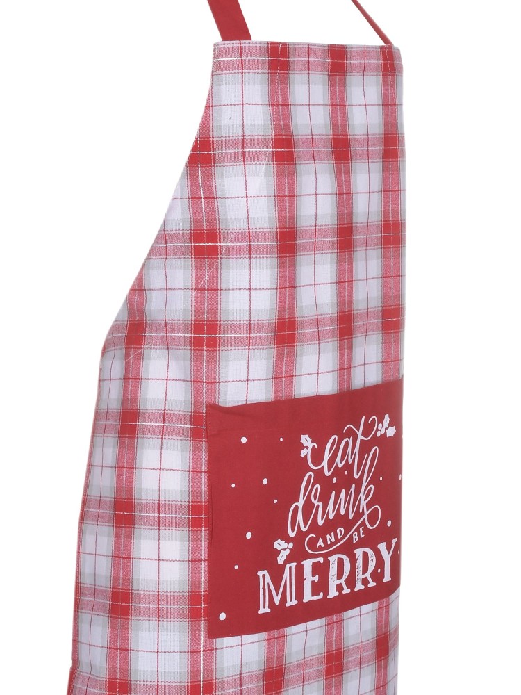  fartuch świąteczny  w kratkę