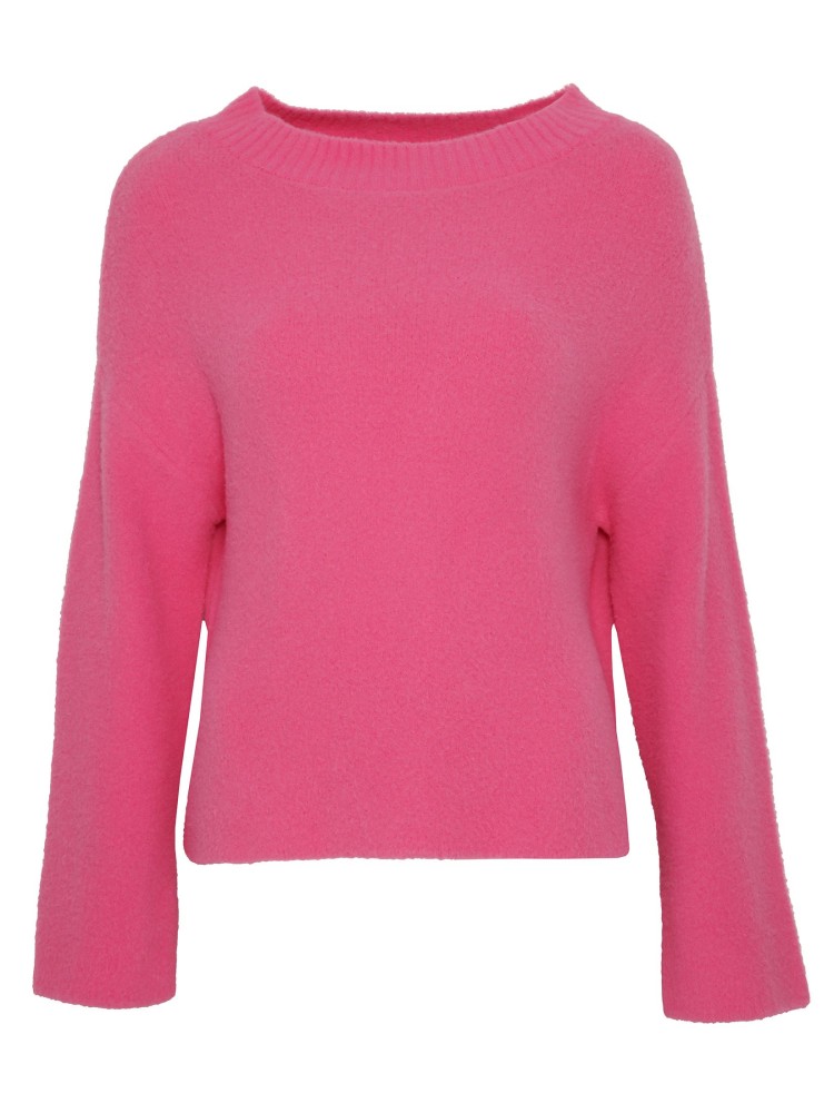 Otulający sweter z poszerzonymi rękawami Otulający sweter z poszerzonymi rękawami