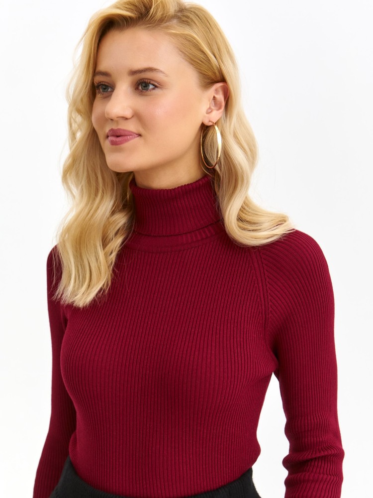 Dopasowany sweter z golfem Dopasowany sweter z golfem